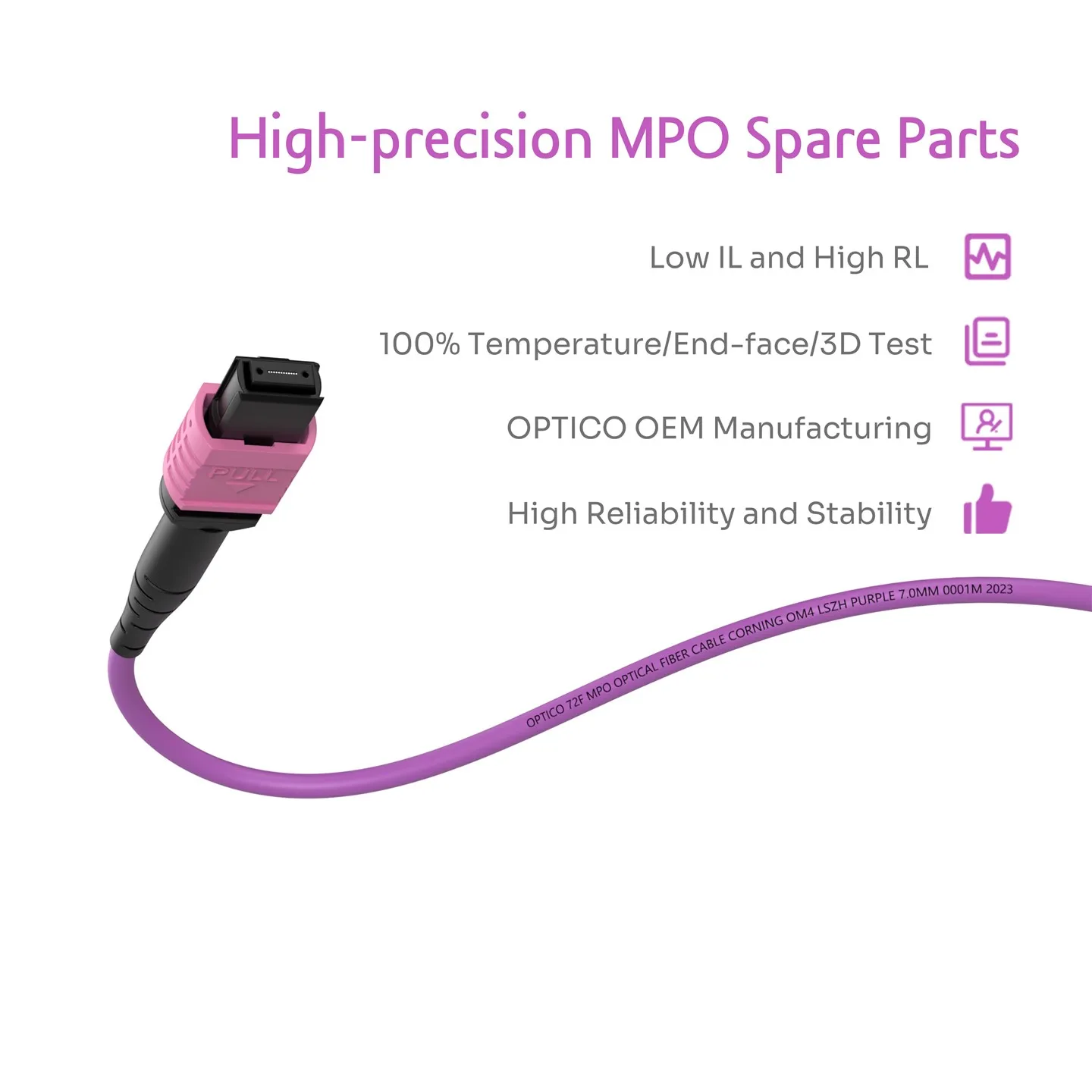 72F MPO OM4 Patch Cable